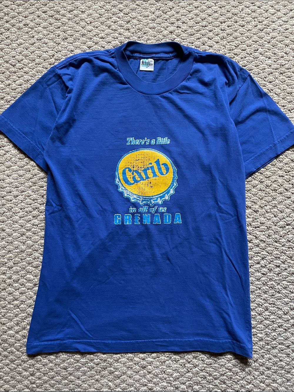 Y2K Carib beer t shirt